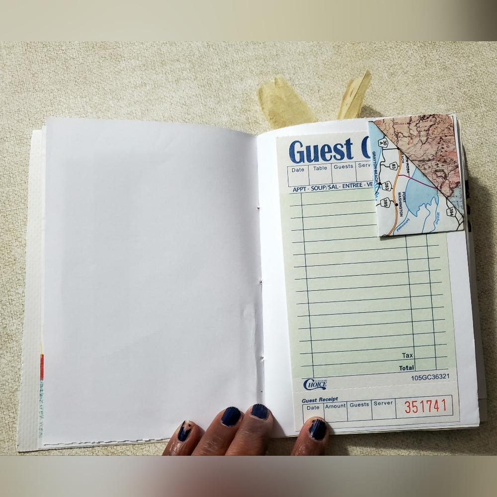 🙏 HAND CRAFTED Junk journal writing note paper, pockets, cards, ephemera - Picture 16 of 17